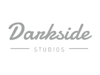A black and white logo for dankside studios.